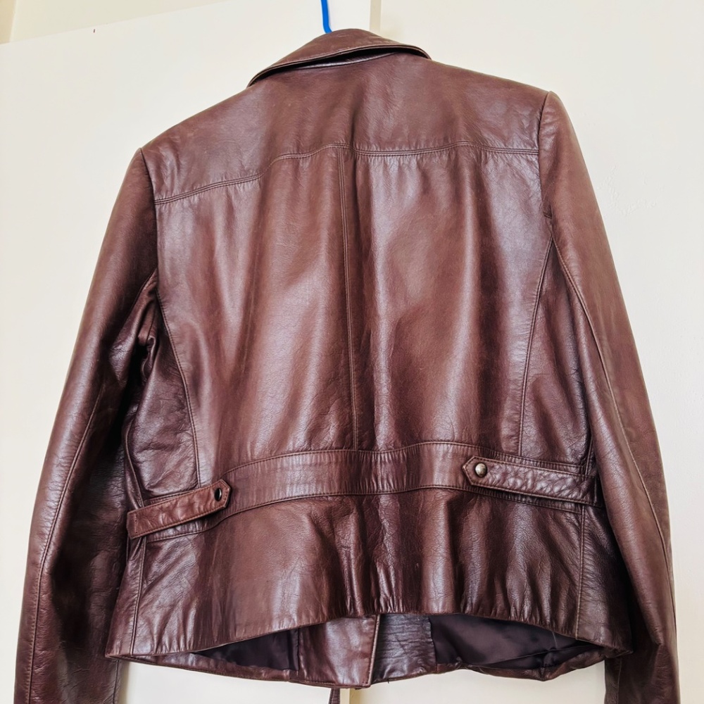 Nine West Moto Jacket Size 12. - Picture 3 of 13